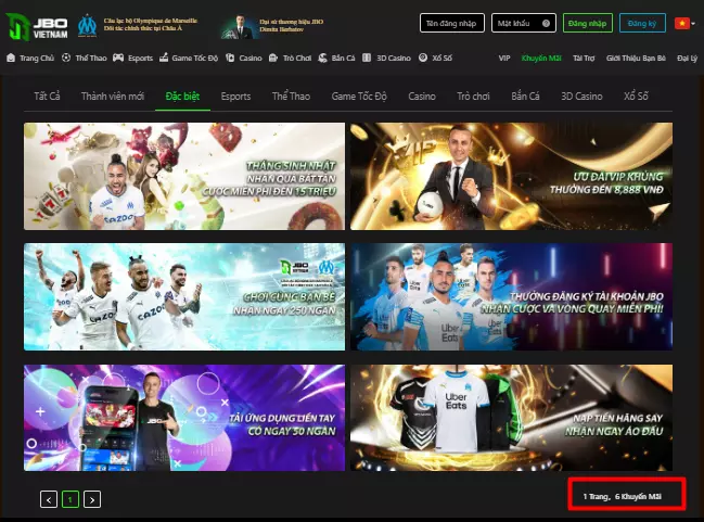 Khuyến mãi JBO khủng dành riêng cho VIP