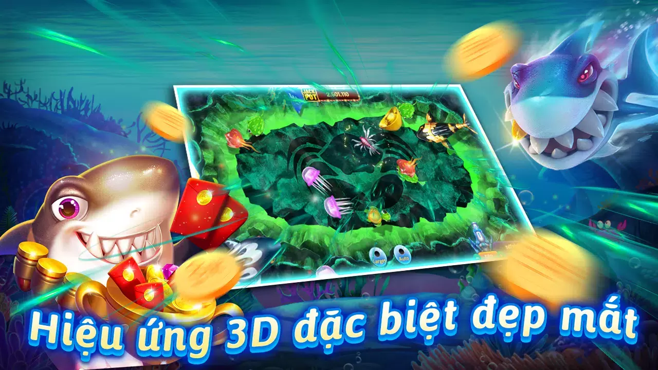 JBO Bắn Cá 3D đẹp mắt