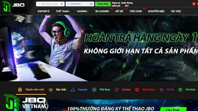 Đăng nhập JBO