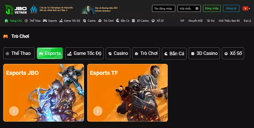 Khuyến mãi chỉ dành riêng cho JBO Esport